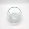 Kép 2/3 - Gyertyatartó, üveg, áttetsző - 14 cm