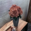 Kép 4/4 - Kerámia váza, 16x31 cm - Szürke, ezüstös csillogással