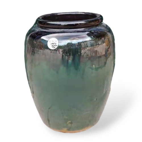 Kerámia váza, 40x40x90 cm - Türkiz 