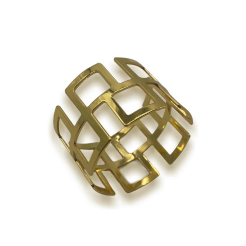 Szalvétagyűrű, 4 cm - Arany